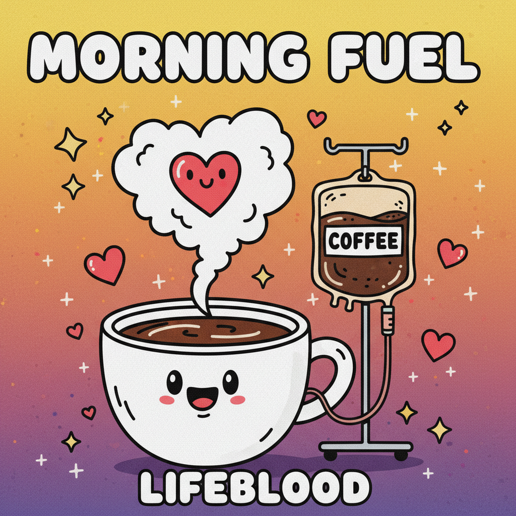 My blood type is coffee. My love language is also coffee.