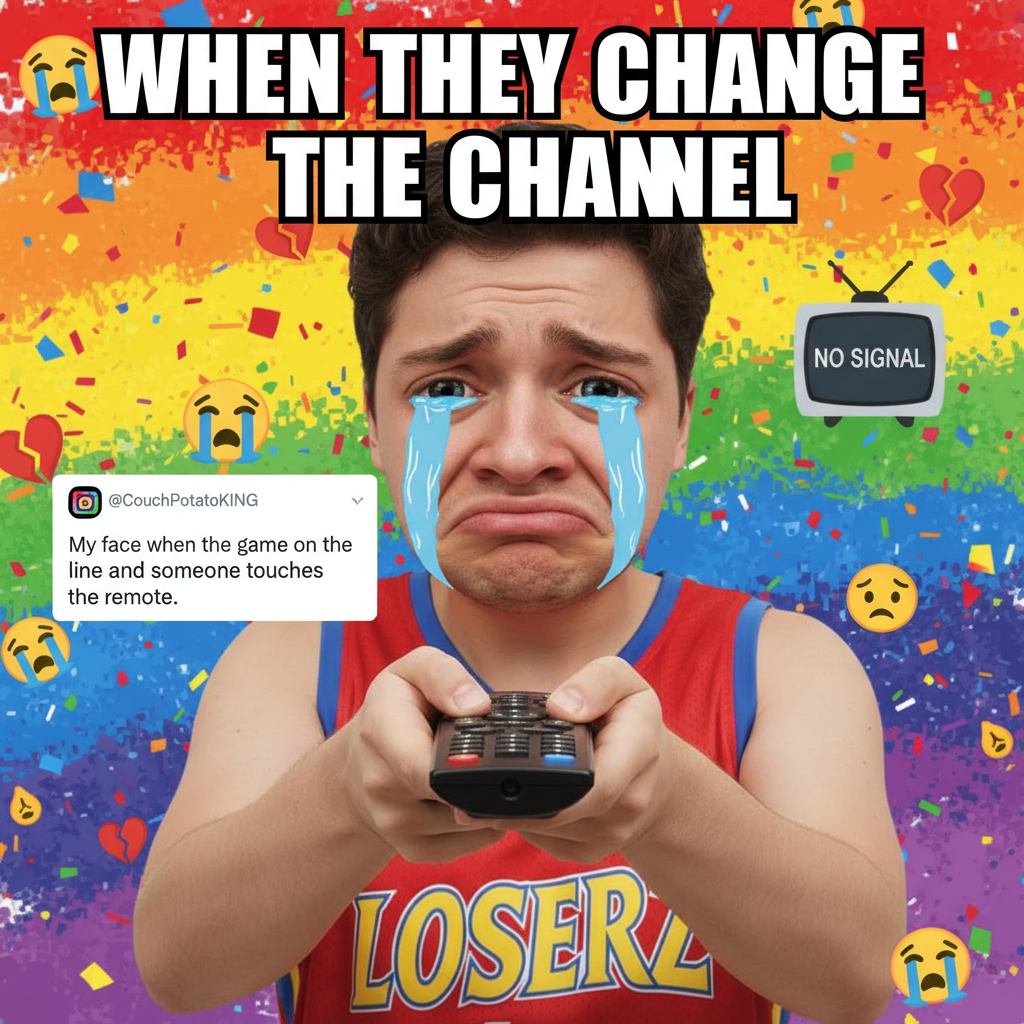 When your team loses, but you still gotta pretend you're a tactical genius.