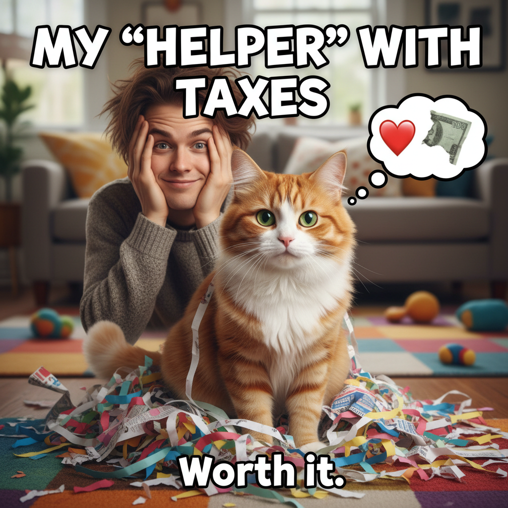 My pet is my alarm clock, therapist, and personal shredder of important documents.