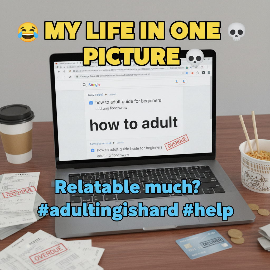 Adulting is just Googling 'how to adult' every other day.