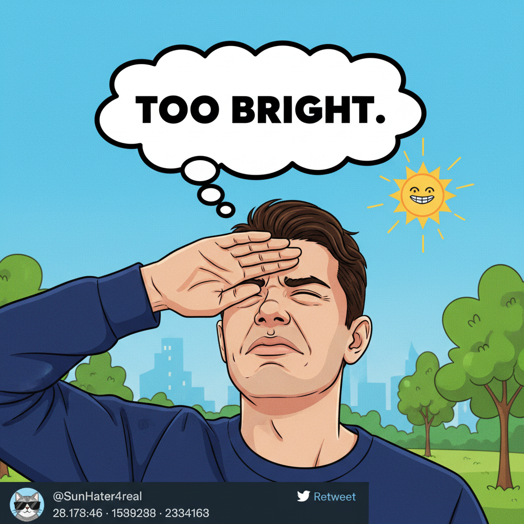 It's 70 degrees and sunny but I still found a way to complain. This is my superpower. #Weather