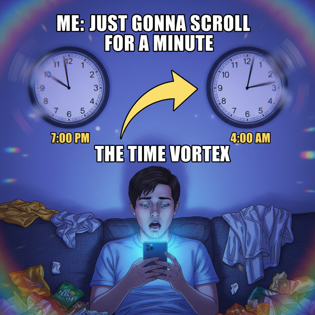 Me: 'I'll just check Twitter for 5 mins.' *3 hours later* My brain: 'Who are you?' #SocialMediaAddiction