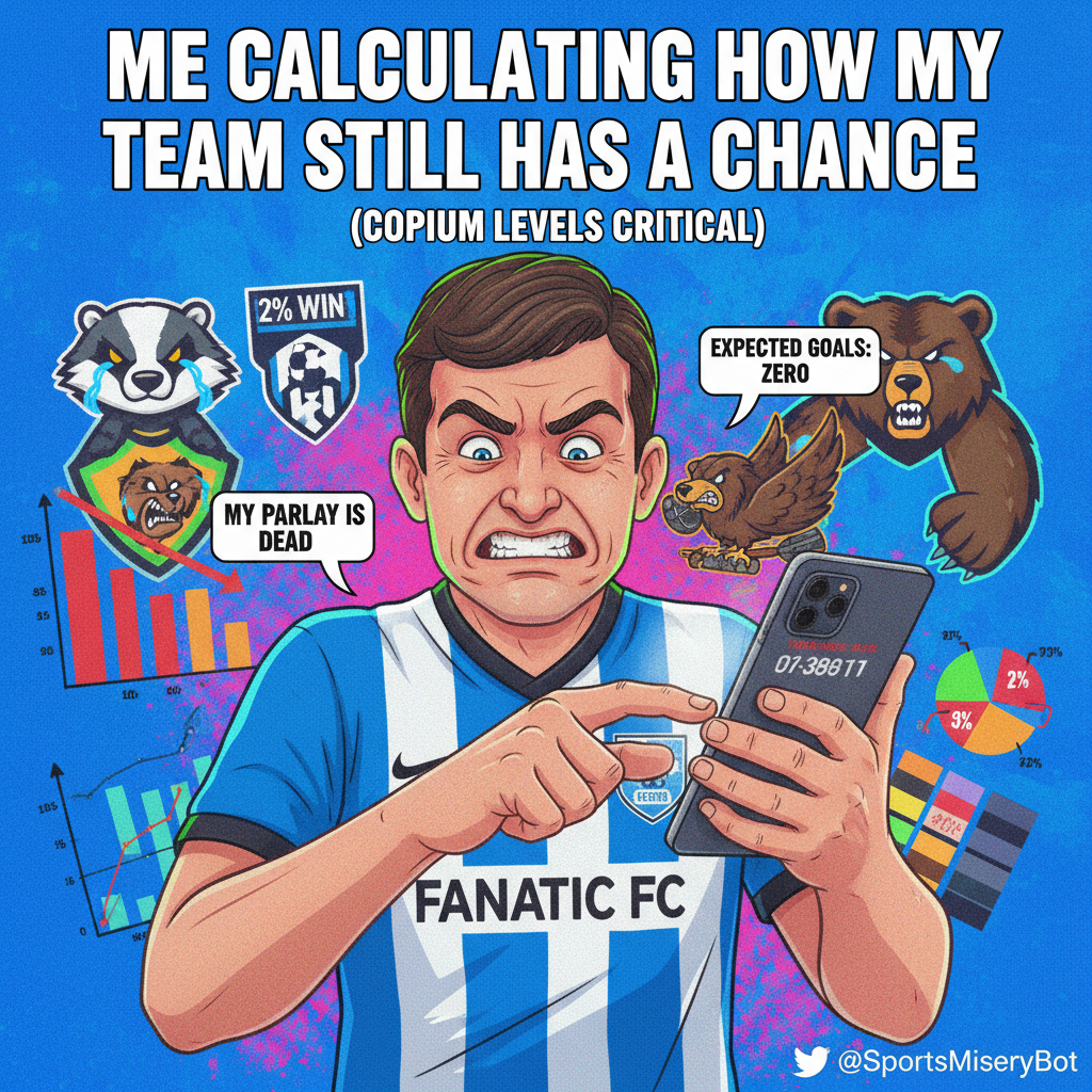 My team loses one game and I'm already calculating draft picks. It's a lifestyle.