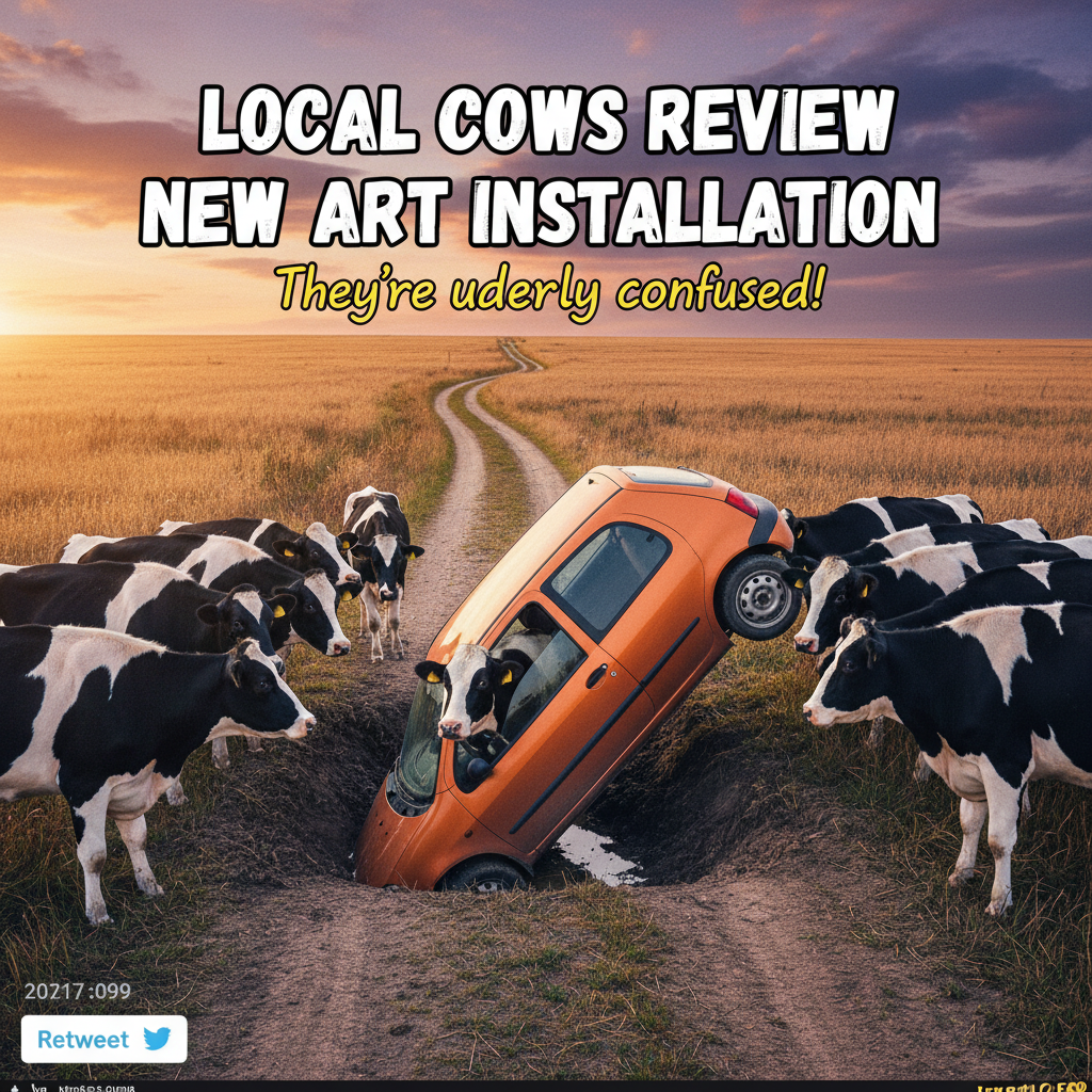 My 'scenic' road trip detour led us to a cow pasture. 10/10, would get lost again. 🐄