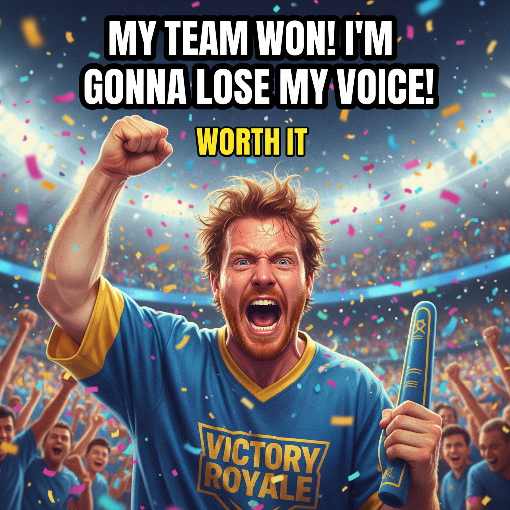 My team won! I'm pretty sure I just lost my voice and gained 3 new gray hairs. Worth it. #SportsFan