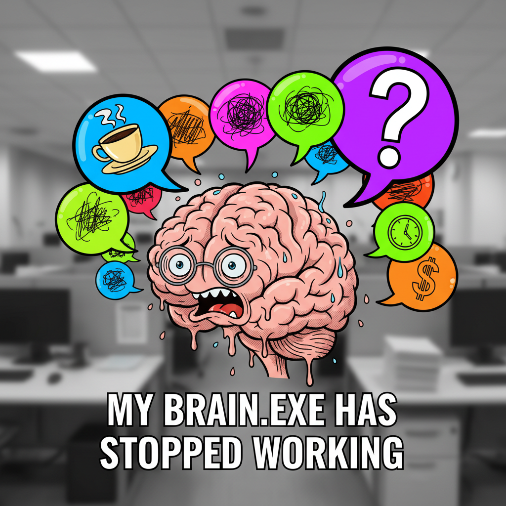 My brain cells trying to form a coherent thought after 3 PM