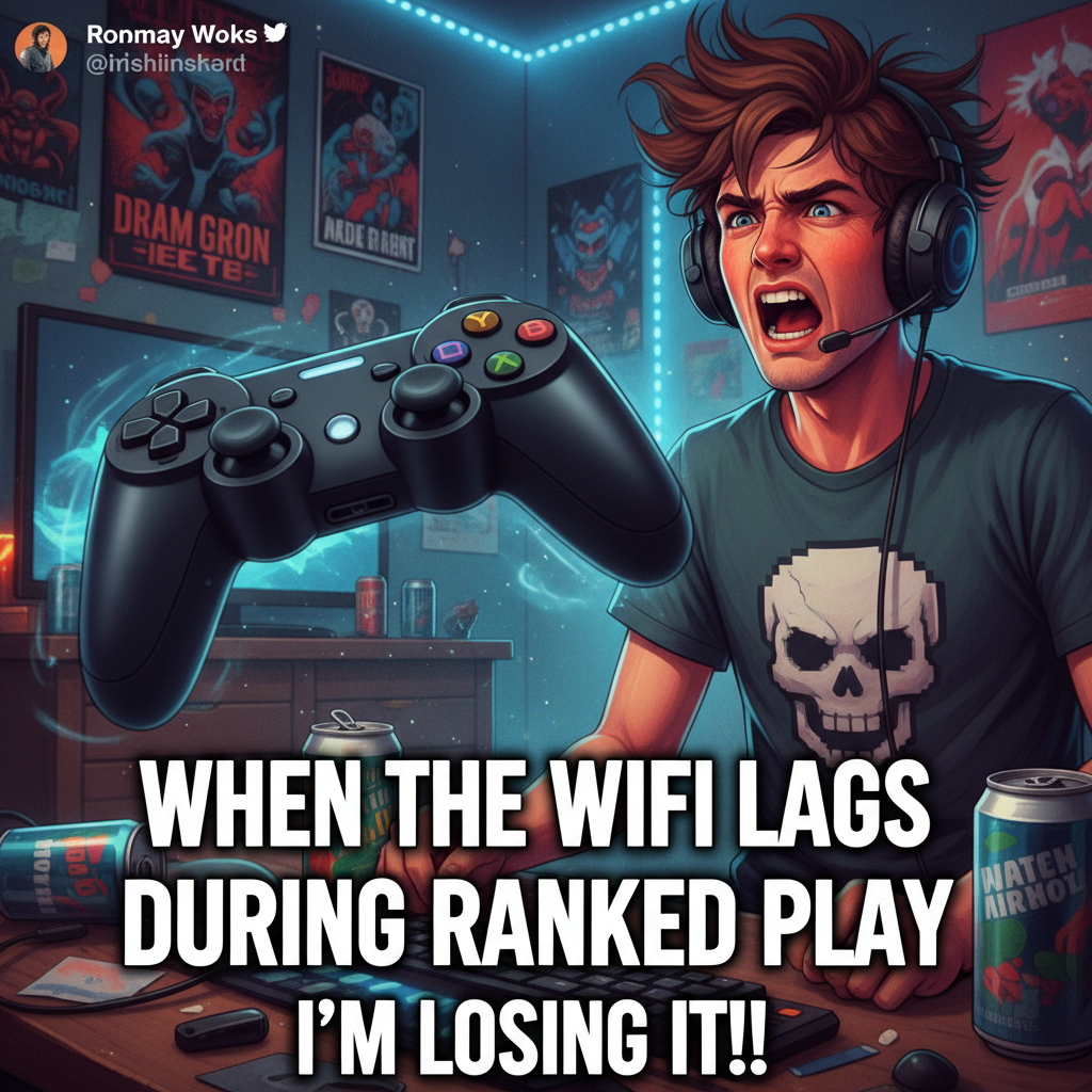 My controller just flew across the room. It wasn't me, it was the lag.