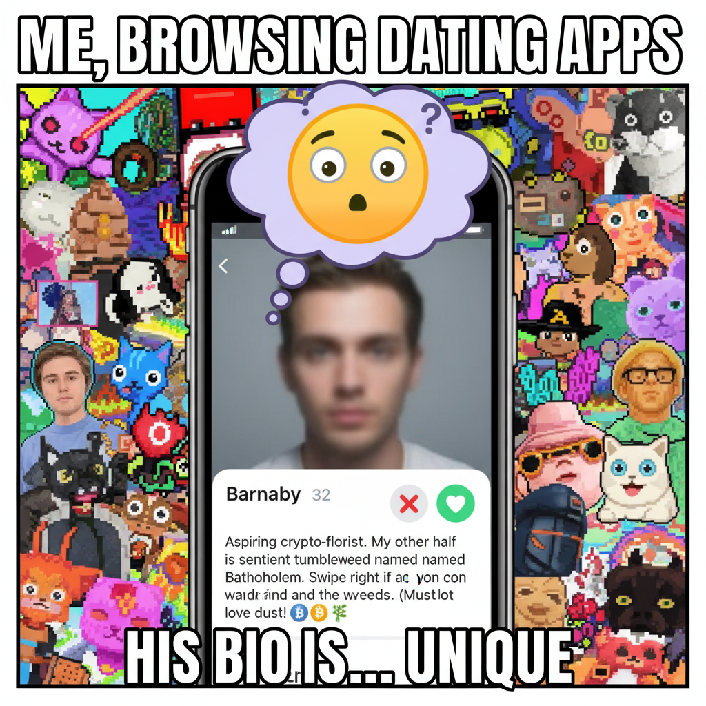 Matched with my ex's cousin. Dating apps are wild, man.