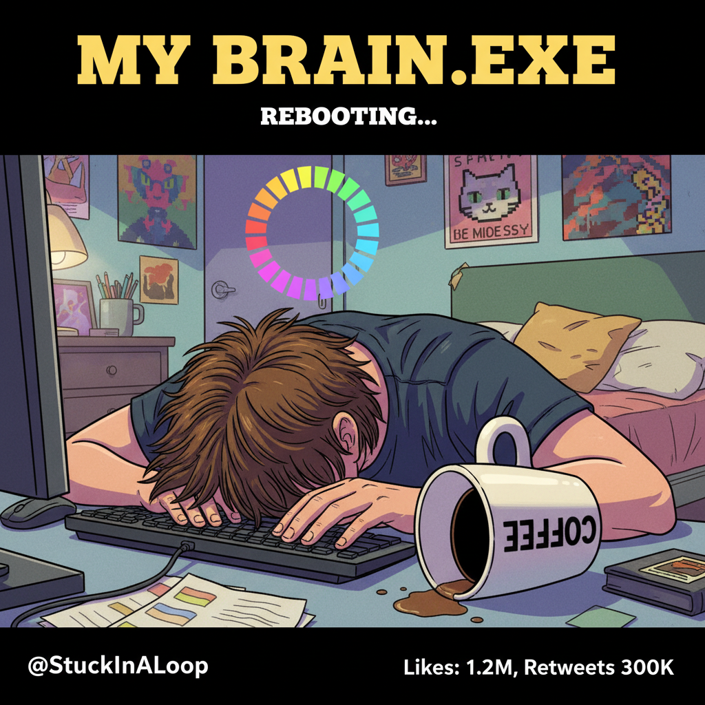 Monday morning mood: My brain is still buffering, please try again after 5 PM.