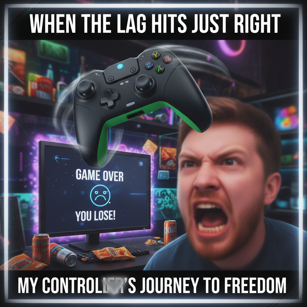 My controller just flew across the room. It wasn't me, it was the lag.