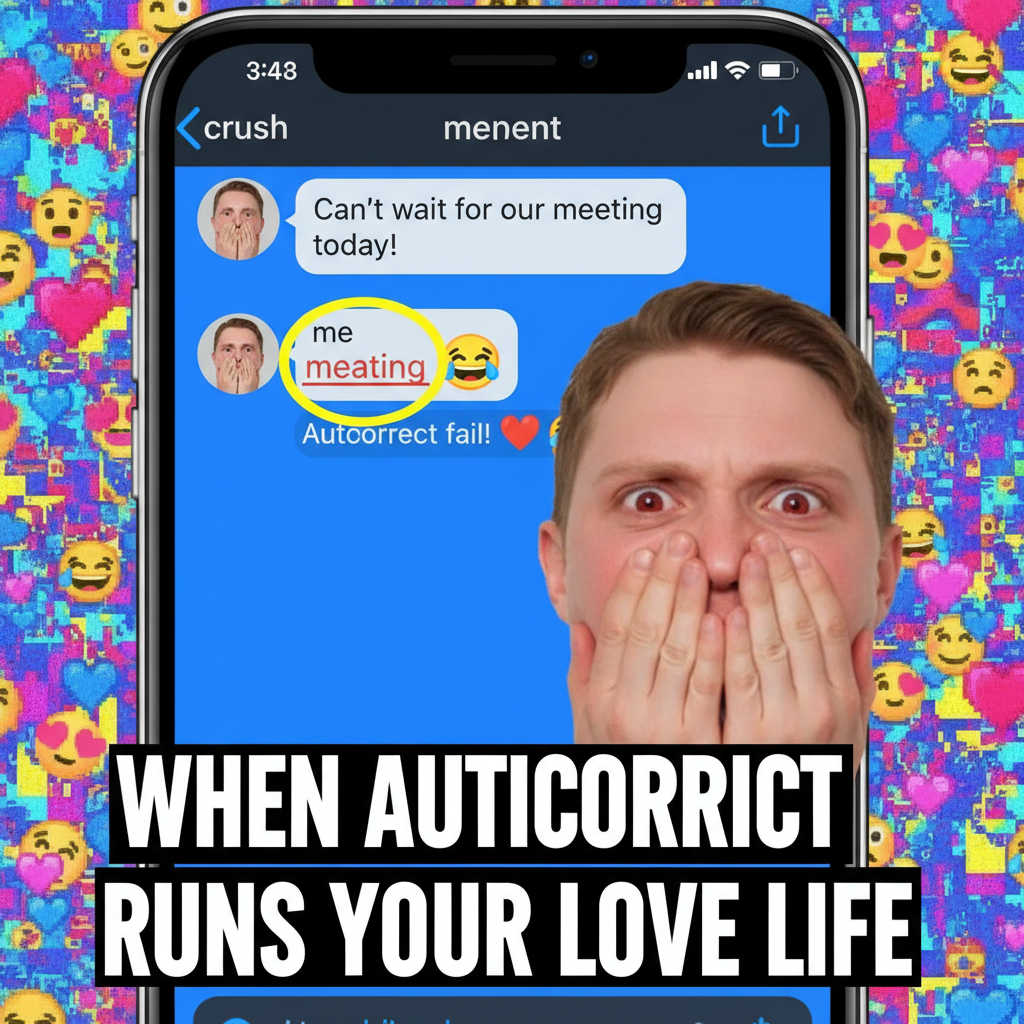 Autocorrect just changed 'meeting' to 'meating'. My boss is going to love this.