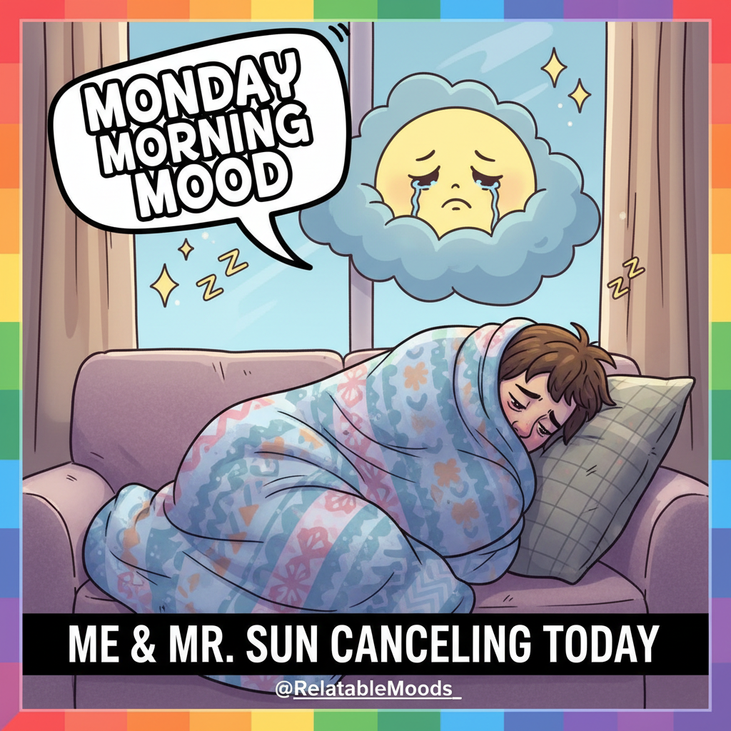 My seasonal depression just filed for divorce from my motivation. It's getting messy.