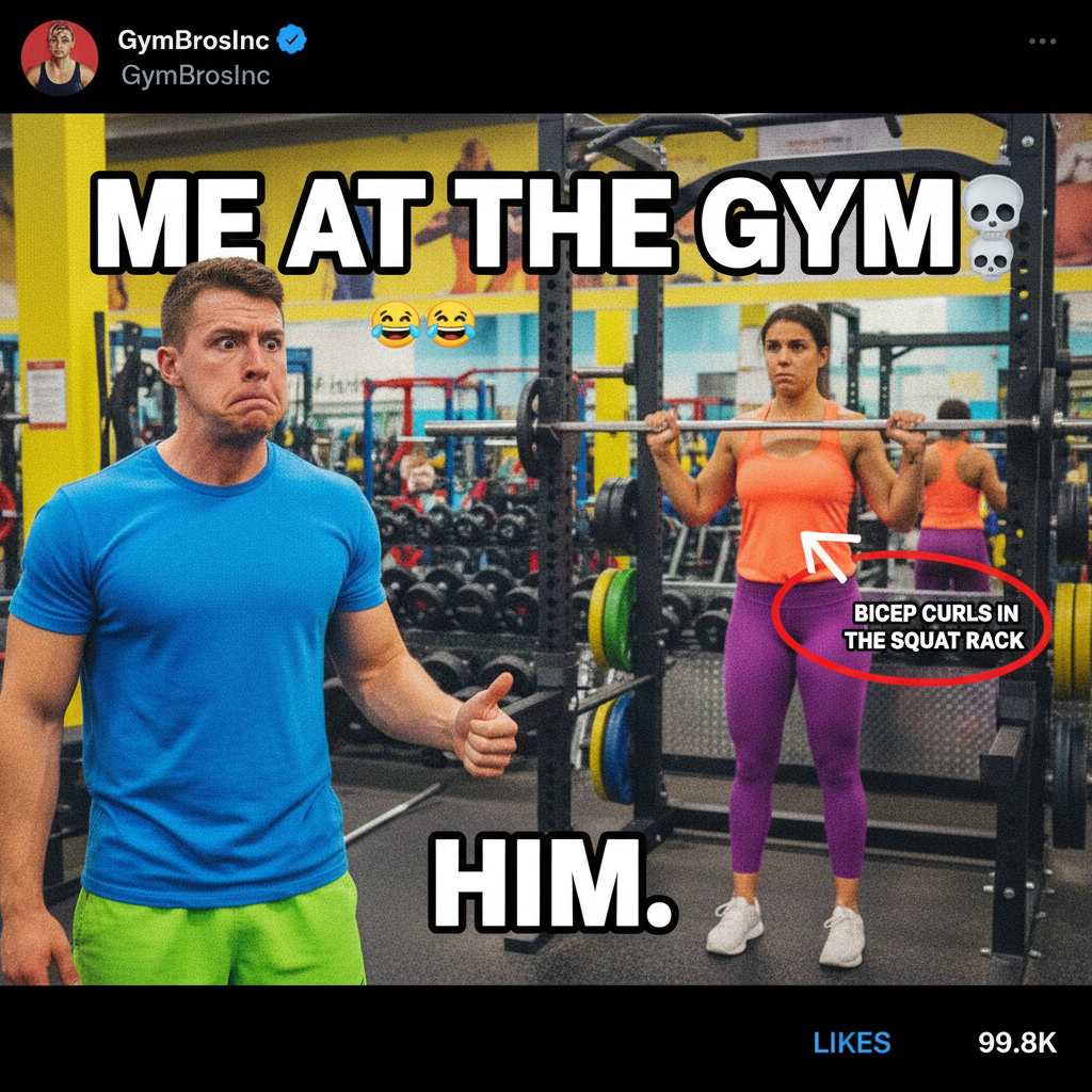 Just saw someone curling in the squat rack. My gym rage is peaking.