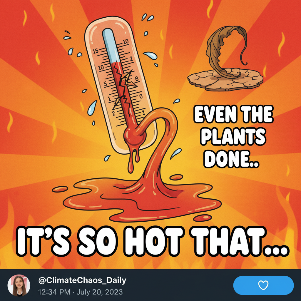 My region has 4 seasons: hot, hotter, inferno, and 2 days of 'maybe fall?'