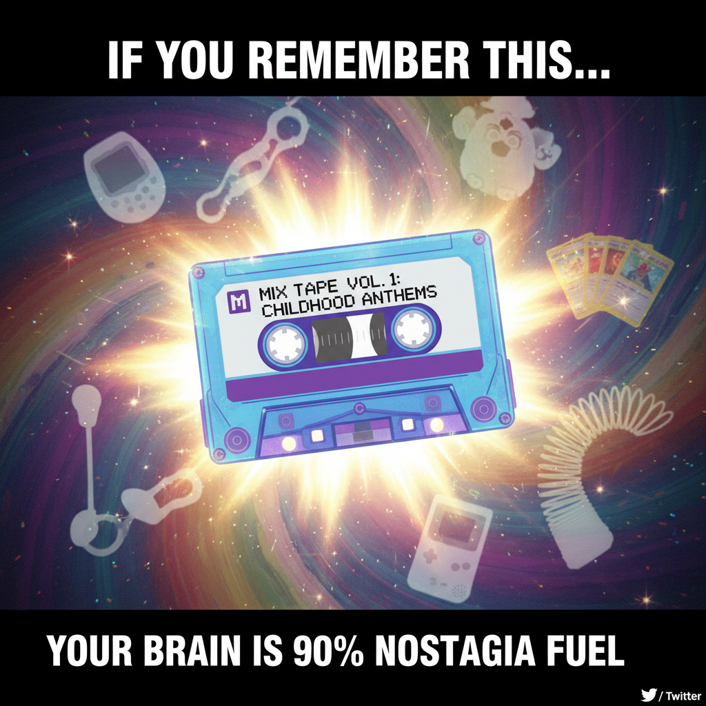 Hearing that one specific song from your childhood hits different. Instant time travel.