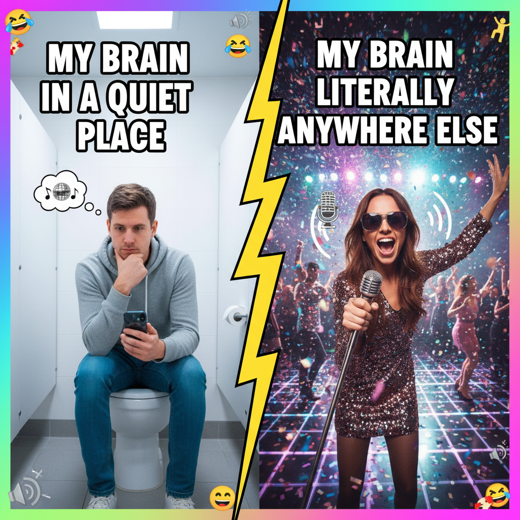 Introvert at a party: recharging in the bathroom. Extrovert: IS THIS MIC ON?!