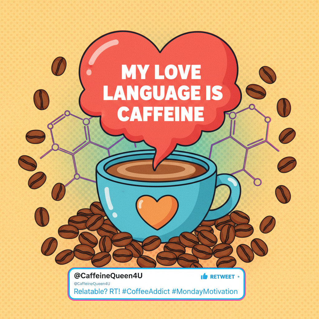 My blood type is coffee. My love language is also coffee.