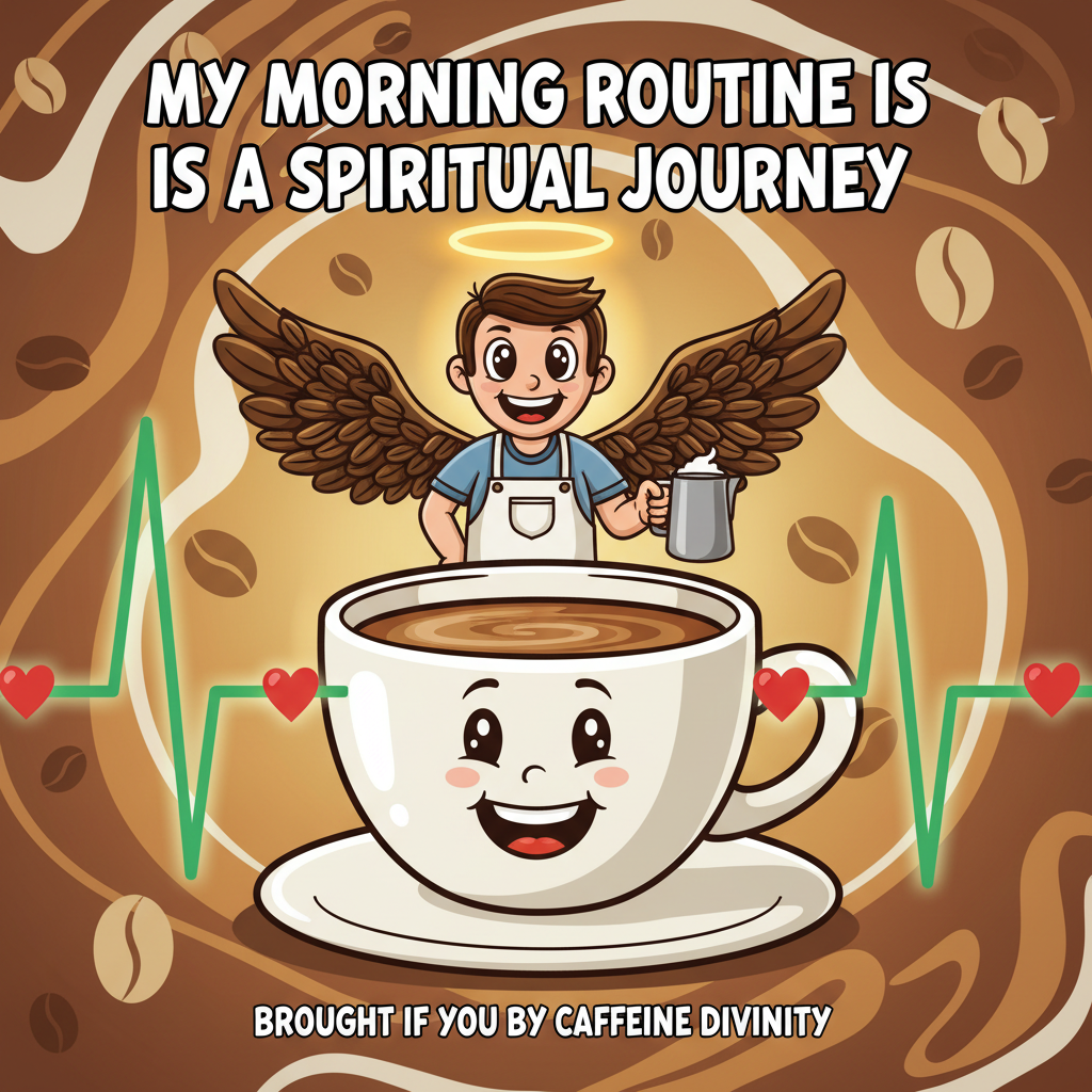 My blood type is coffee. My spirit animal is a barista.