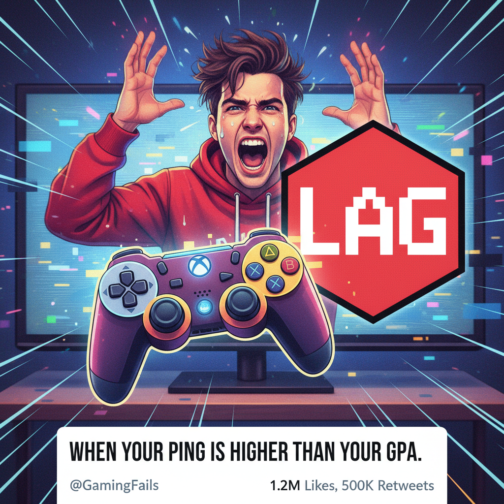 My controller just flew across the room. It wasn't me, it was the lag. Definitely the lag.