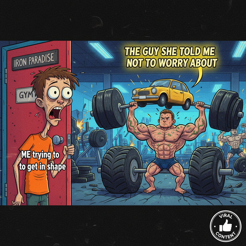 Walked into the gym, saw a guy benching a car, walked out. My workout is done.