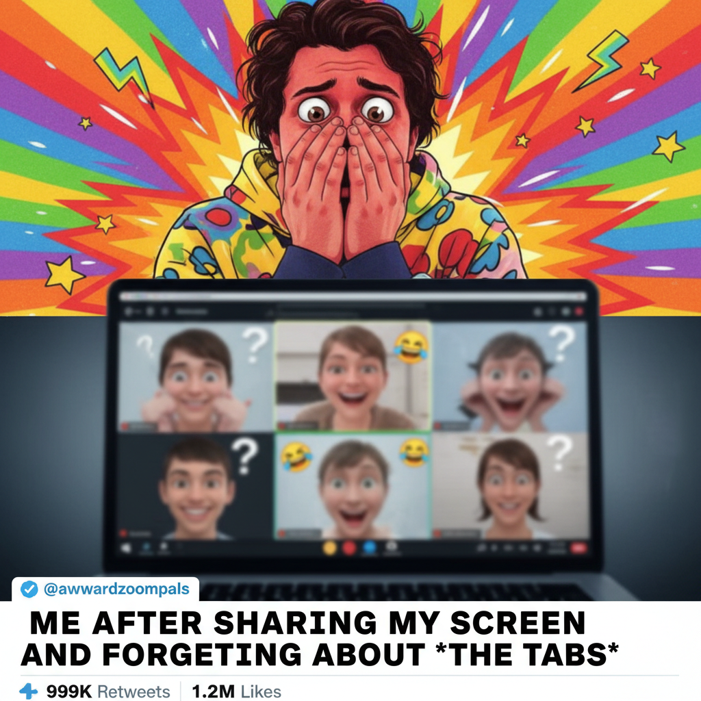 My mic was off the whole Zoom call, but my camera wasn't. They saw everything. EVERYTHING.