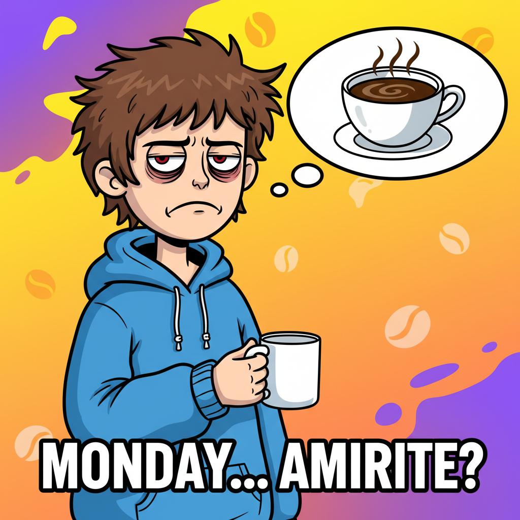 My blood type is coffee. My personality is 'haven't had coffee yet.'