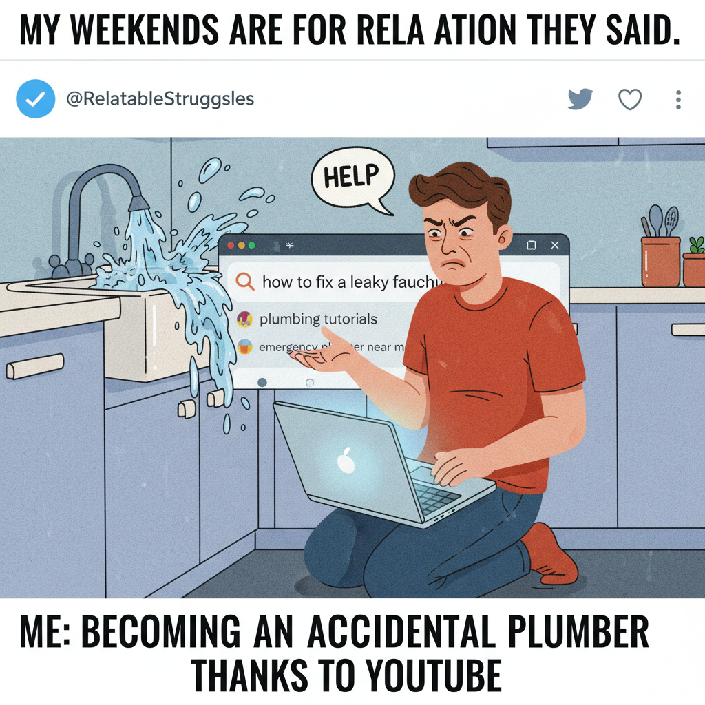 Adulting is just Googling 'how to fix [basic household item]' every other day.