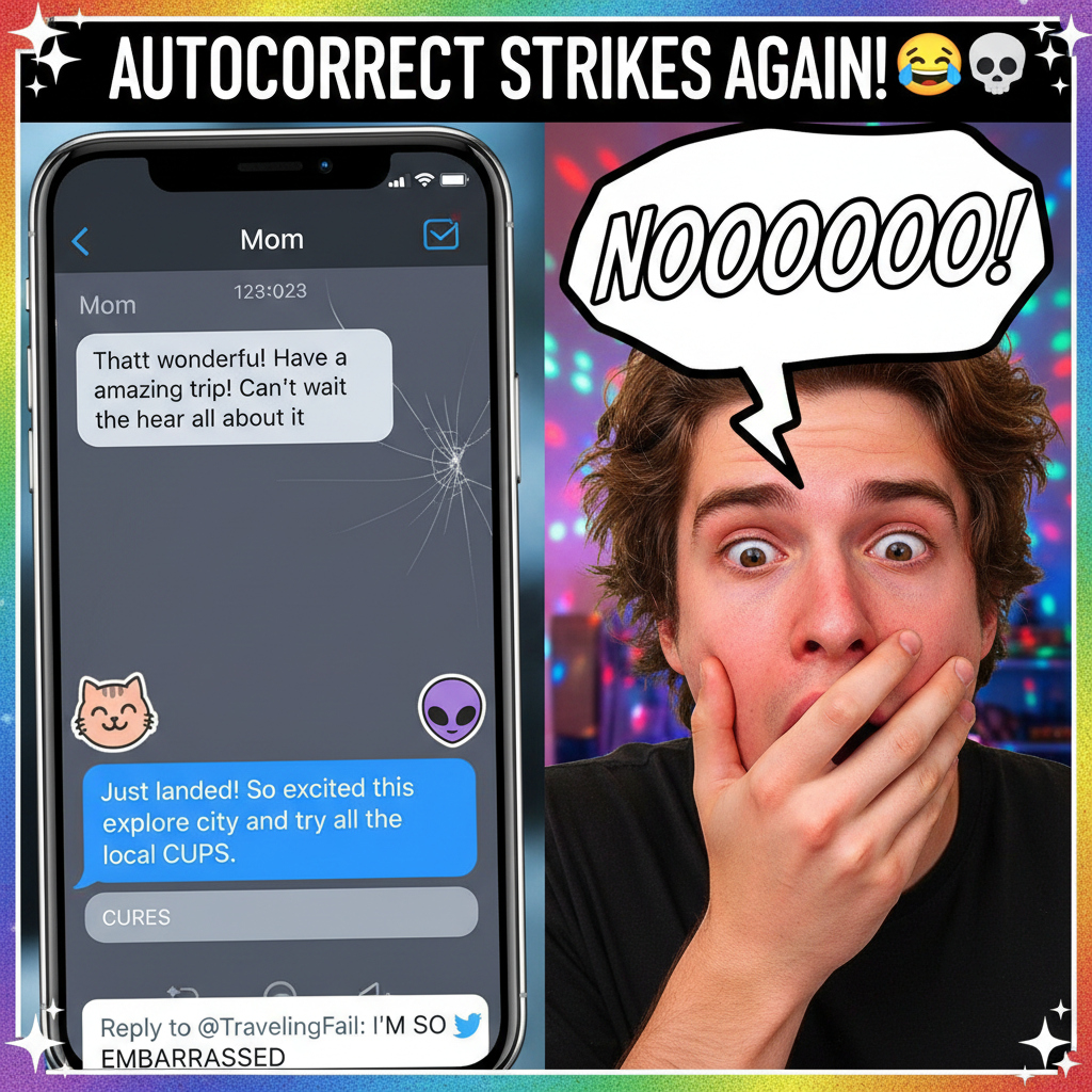 Autocorrect changed 'I'm coming' to 'I'm communist.' My boss is now very confused.