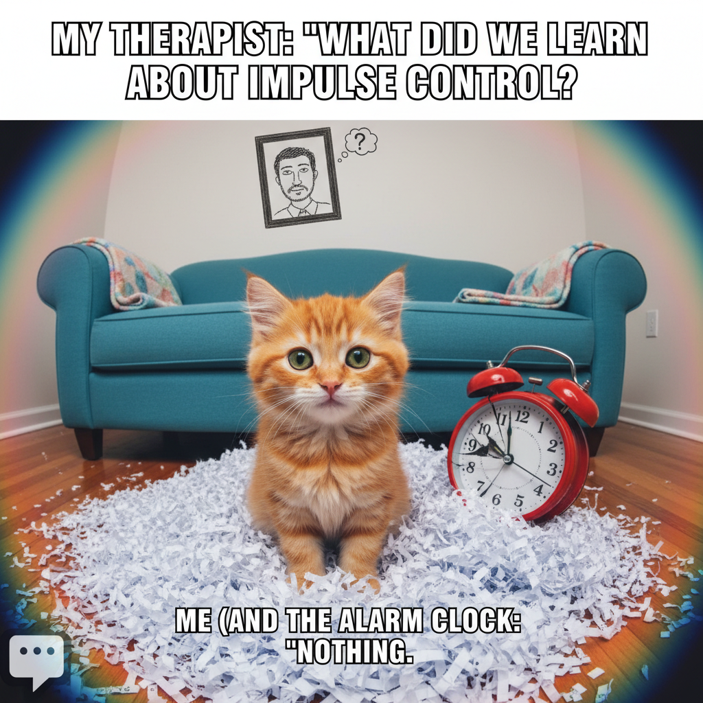 My pet is my alarm clock, therapist, and personal shredder of important documents.