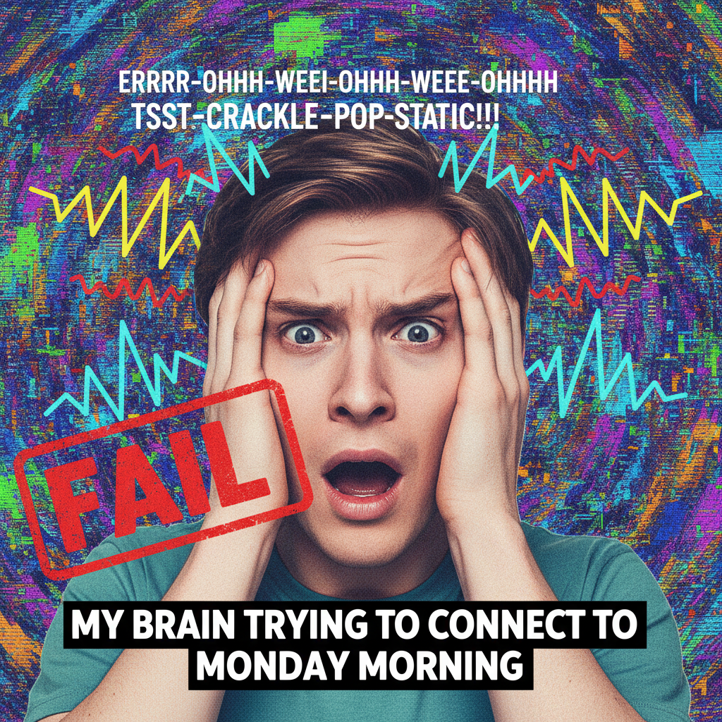 When the WiFi goes down: My brain immediately reverts to dial-up sounds.