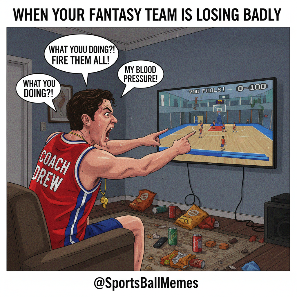 When your team scores and you instantly become a tactical genius. #SportsTwitter