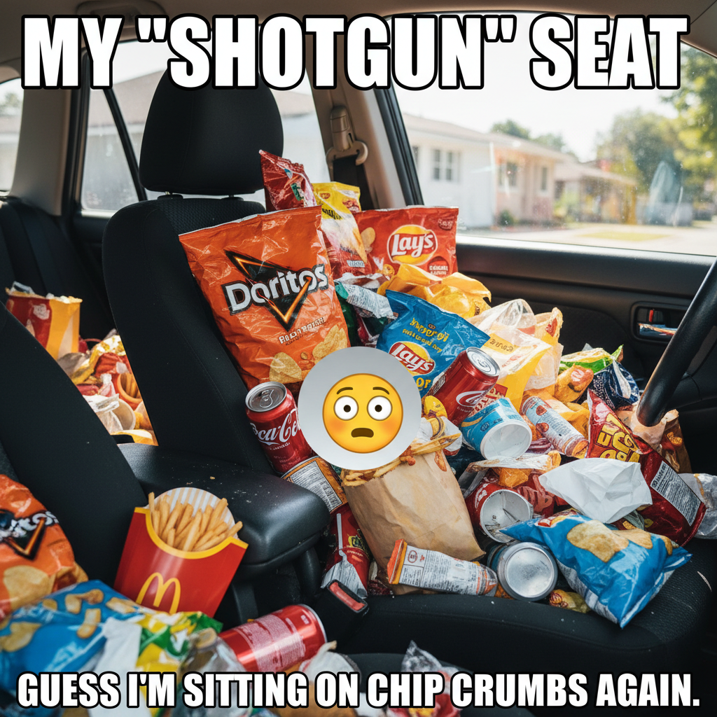 Road trip snacks vs. actual road trip: 90% snacks, 10% driving.