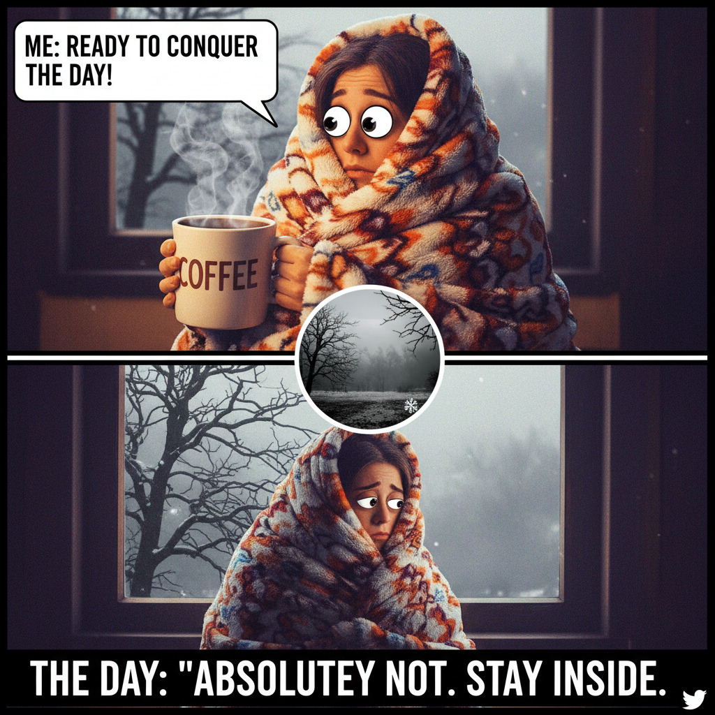 My brain during winter: 'Is it 5 PM or just perpetually 3 AM?'