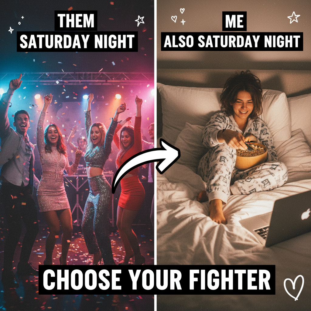 Friday night plans: clubbing. Friday night reality: debating if 8 PM is too early for bed.