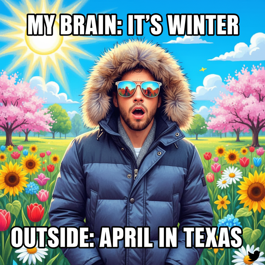 It's 70 degrees in February. My seasonal depression is confused. Send spring vibes.