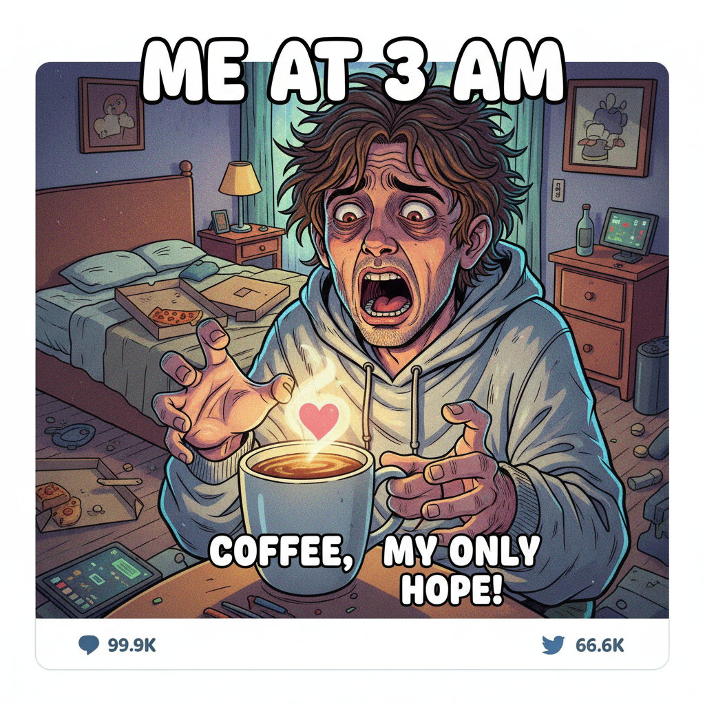 My blood type is coffee. My love language is a fresh brew. Don't talk to me pre-caffeine.