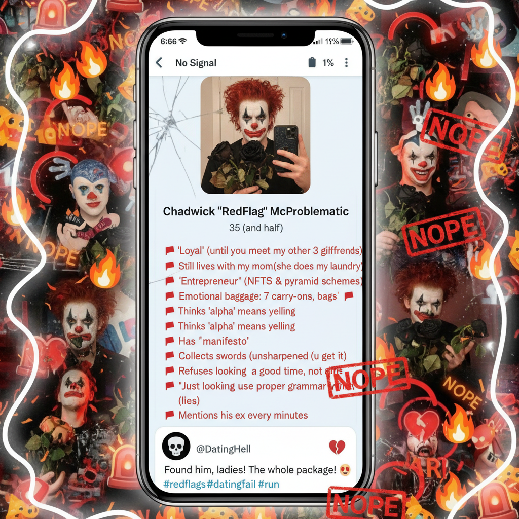 Dating apps are just a collection of red flags in human form. Change my mind.