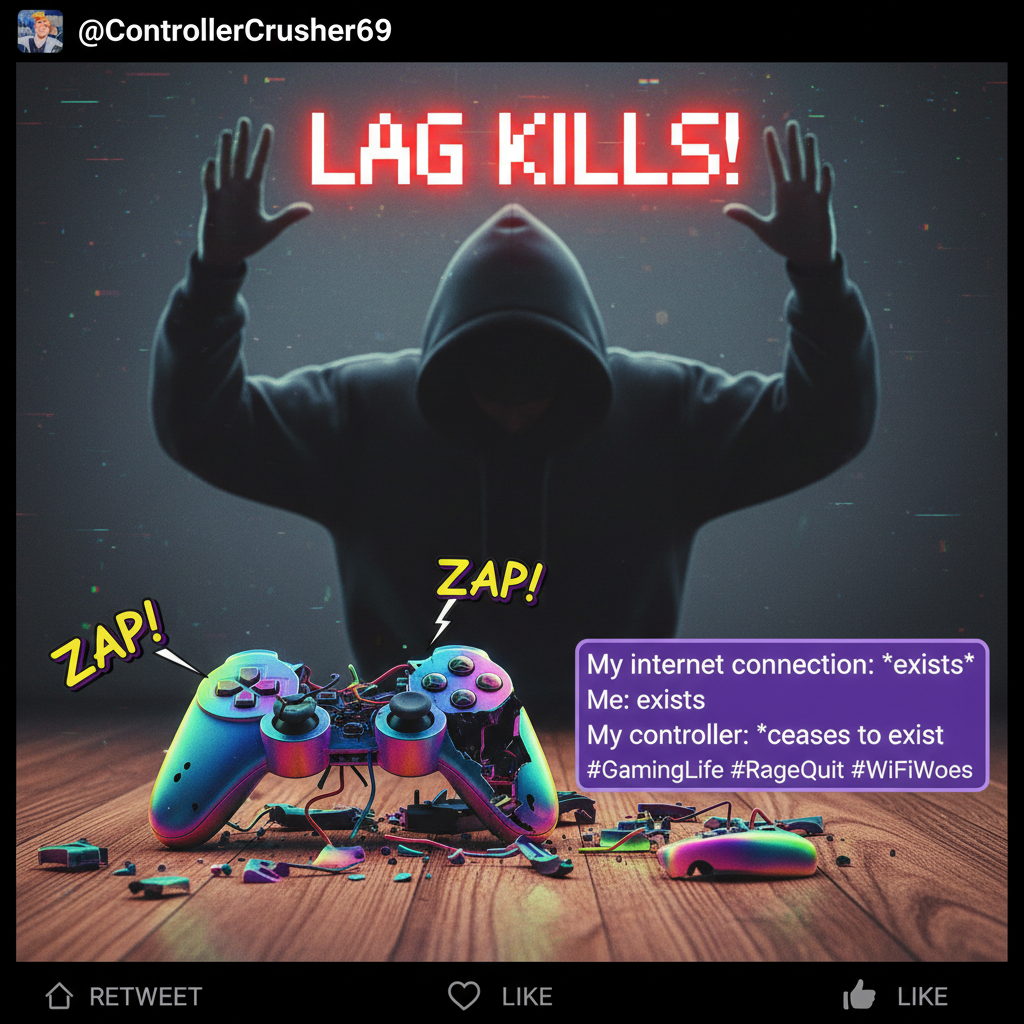 My controller just flew across the room. It was NOT my fault, the game cheated.