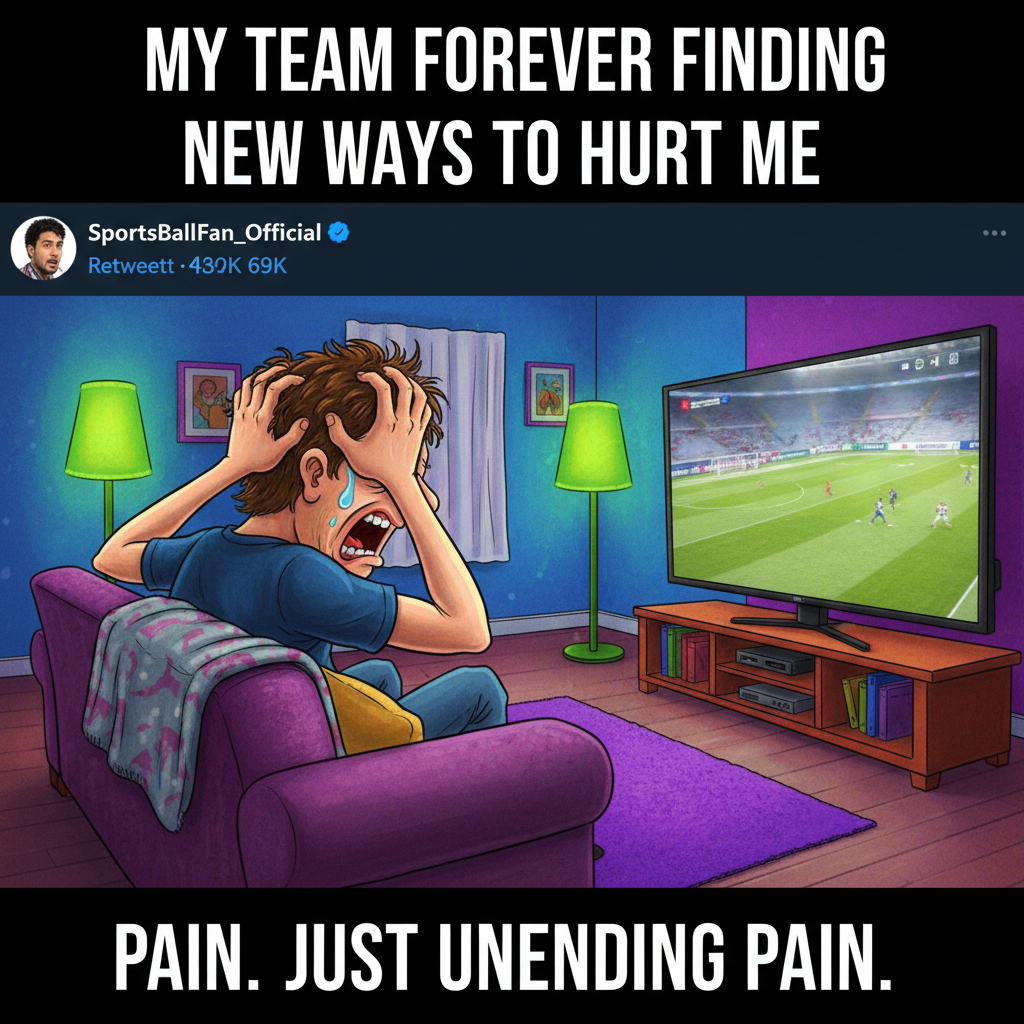 My team lost and now I'm questioning all my life choices. It's just a game, right?