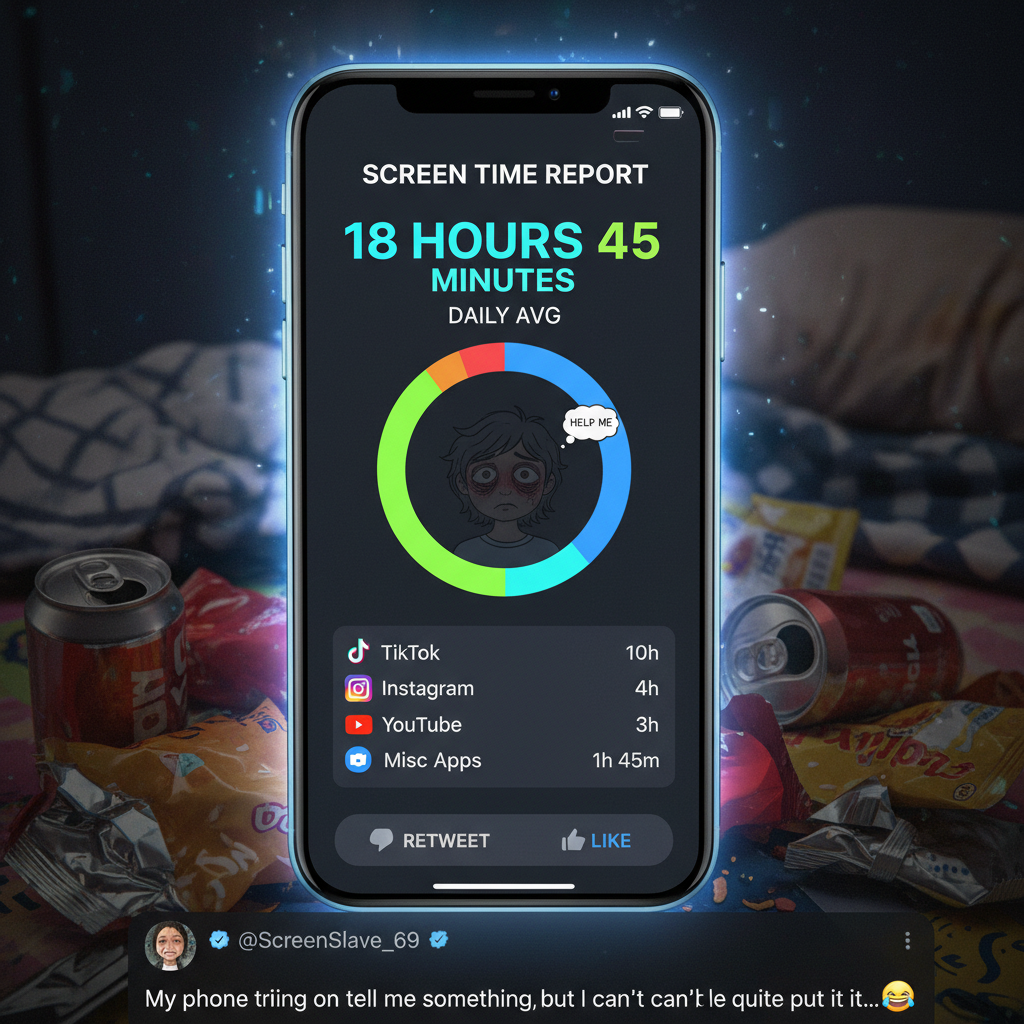 My screen time report is basically a memoir of my life online.