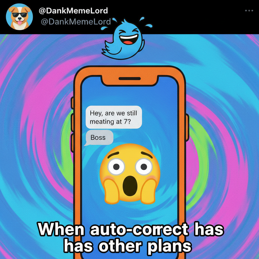 Autocorrect changed 'meeting' to 'meating.' My boss thinks I'm a cannibal.