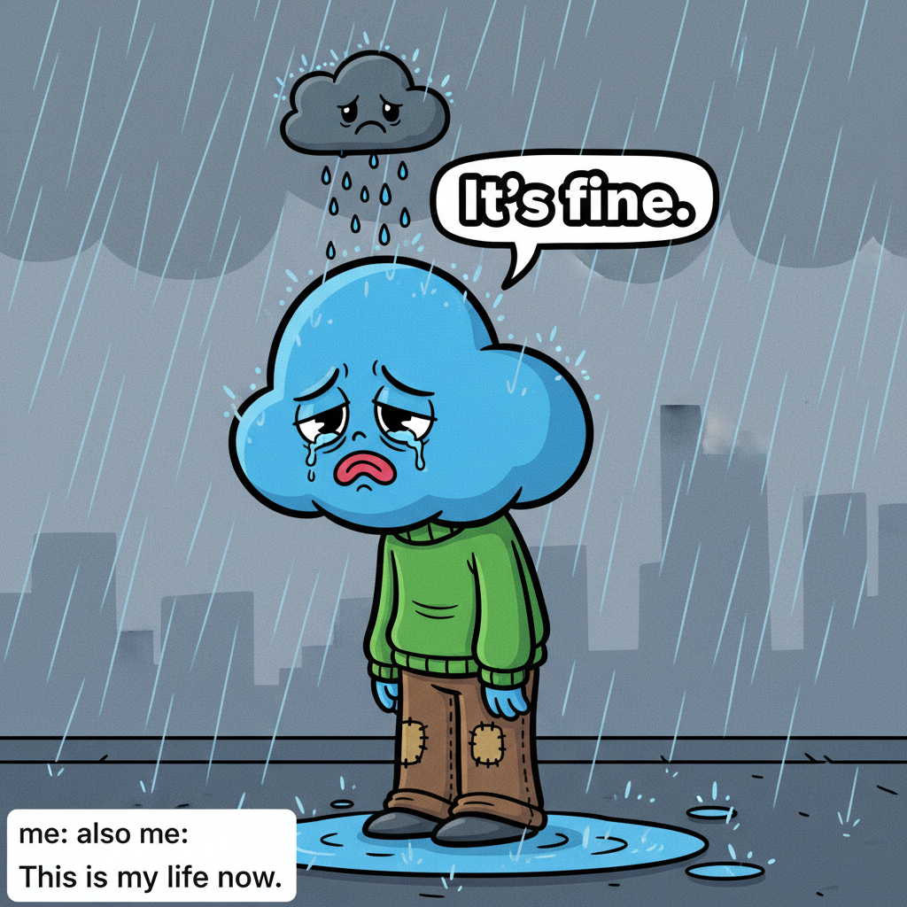 My seasonal depression just filed for divorce from my serotonin. It got full custody of my will to live.