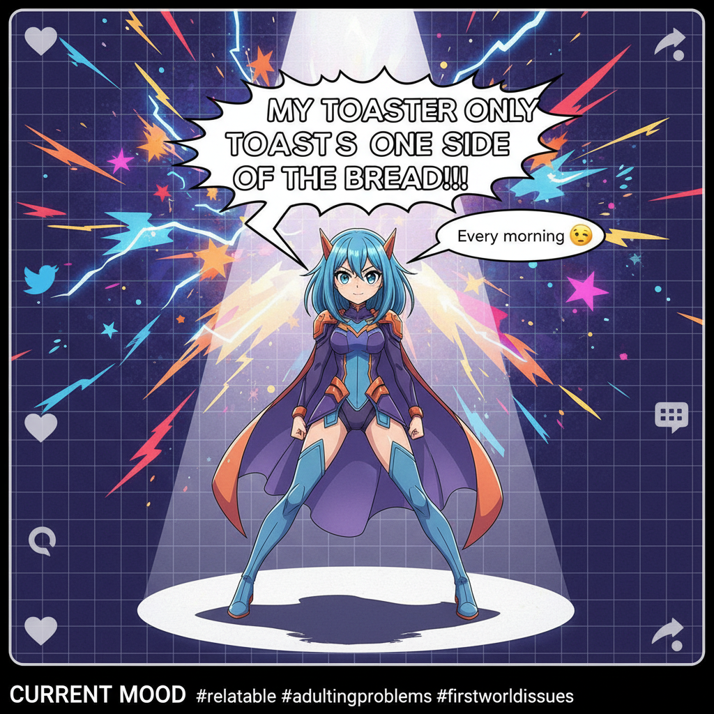 Me trying to explain my life choices to my parents like it's a dramatic anime monologue.