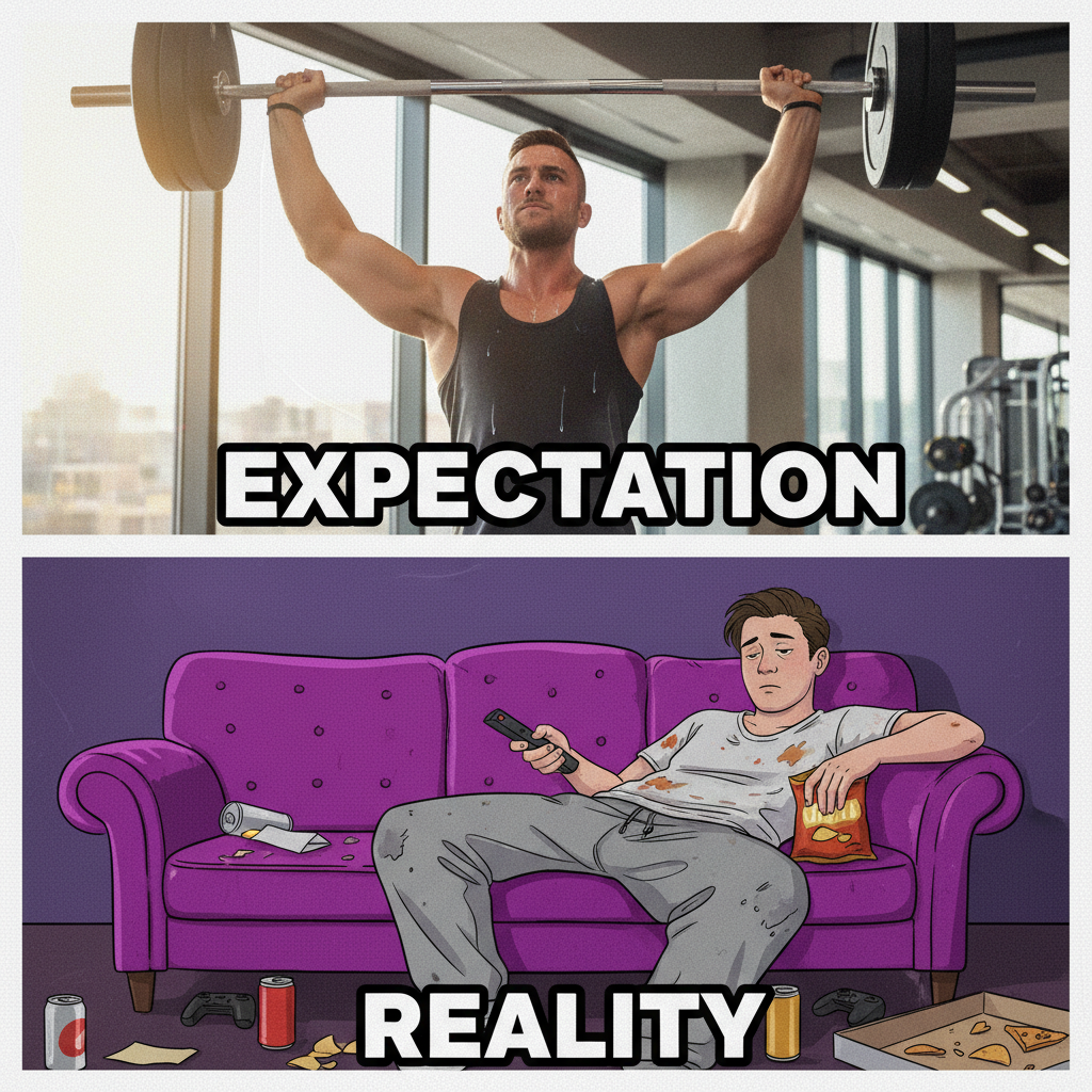 Me at the gym vs. me looking at the gym. It's a whole mood. #GymLife