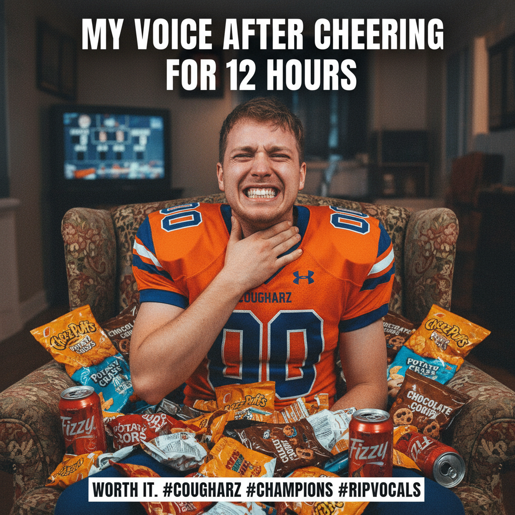 My team won. My voice is gone. My neighbors hate me. Worth it. #SportsFan
