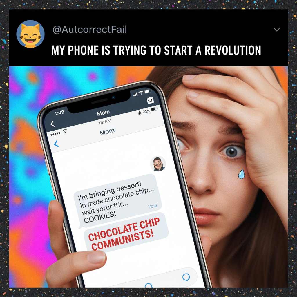 Autocorrect changed 'I'm coming' to 'I'm communist.' My boss is gonna love this.