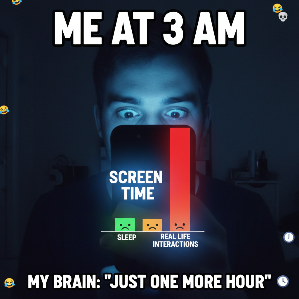 My screen time report is basically a memoir of my life. A very pixelated memoir.