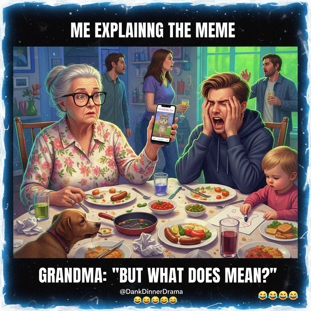 Grandma just asked if my phone can 'make the internet go faster.' Holiday dinner is peak chaos.