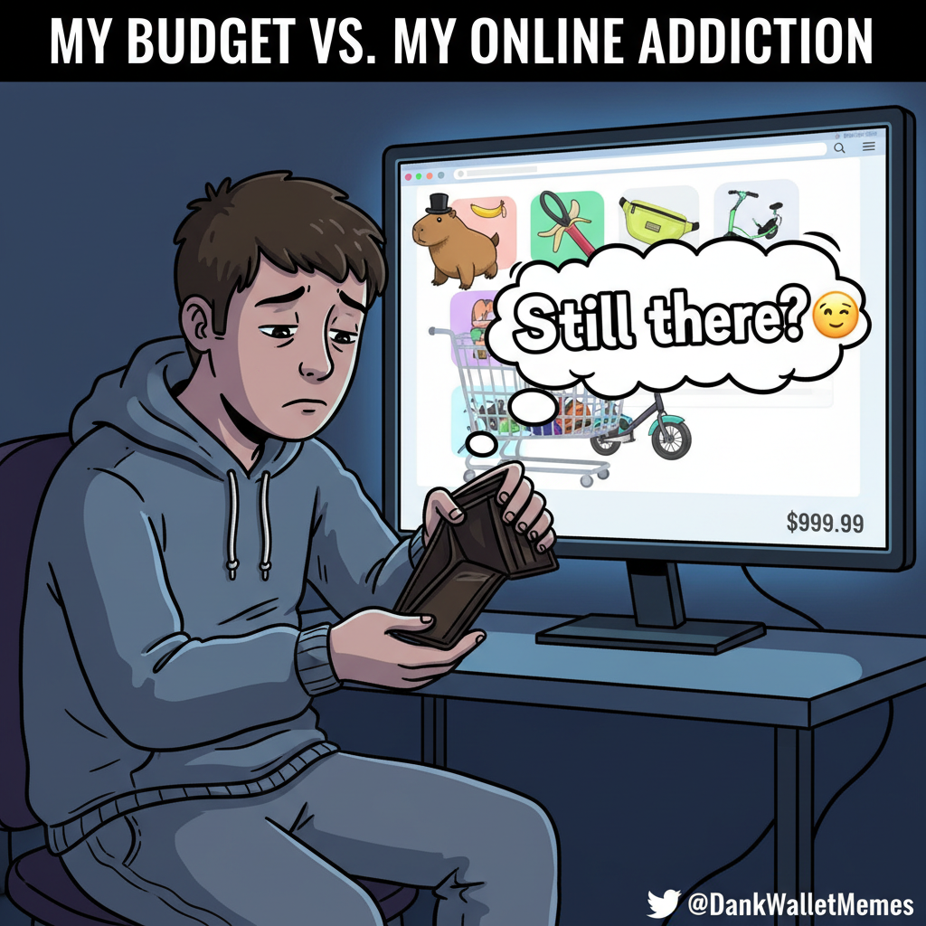 Me: *adds 17 items to cart*. Also me: *remembers bank account*. Cart: 'Are you still watching?'