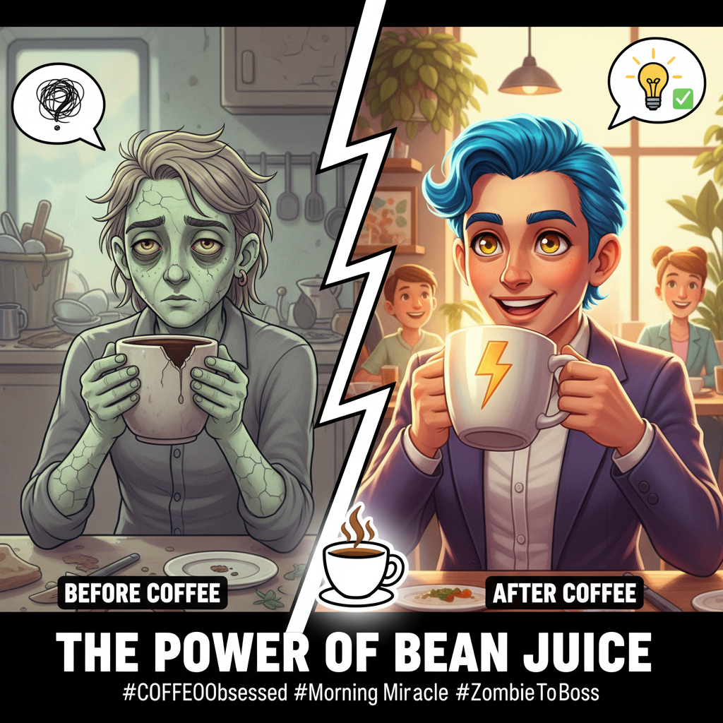 My blood type is coffee. My love language is a freshly brewed pot. Don't talk to me before my first cup.